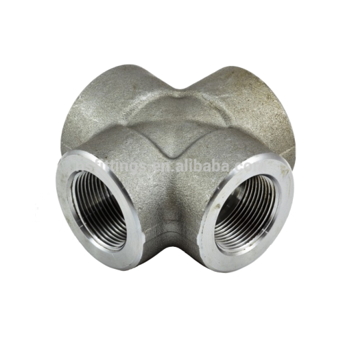 A105 Threaded Cross Asme B16.11 Npt 2000# 3000# 6000#, High Quality ...
