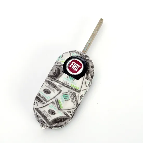 Personalized custom silicone key covers for fiat