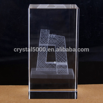 High quality crystal famous building crystal model