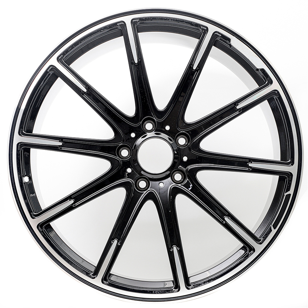 Mercedes Benz S Replica Wheels Brabus Design Monoblock Black Machined 14