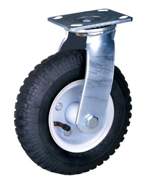 Ruote gommate pesanti da 200 mm