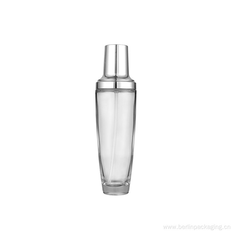 Glass Lotion Cosmetic Bottle with Pump