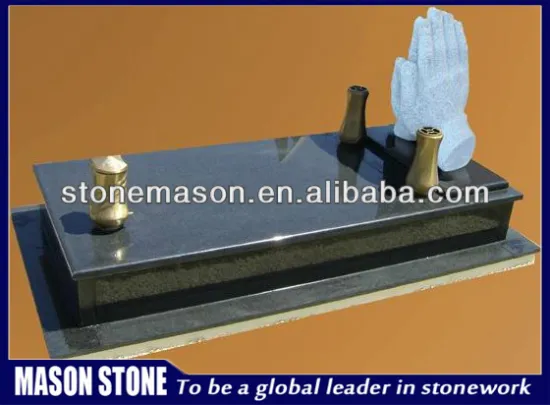 Bronze vase decoration unique headstones /Hand Monument