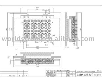 Rubber Mould, injection mold/compression mold/transfer rubber mold