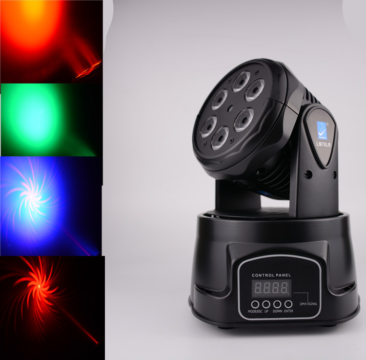 Rgbw 4 In 1 Mini Washing Light Lm70s Stage Led Light Moving Head Light ...