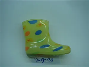 kids cute rain boot, kids pvc rain boots