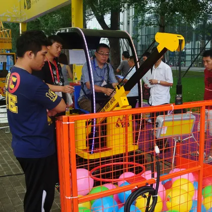 Indoor Children's Amusement: Coin Operated Excavator for Simulation Games