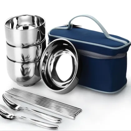 Creative Travel Portable Stainless Steel Chopsticks Set