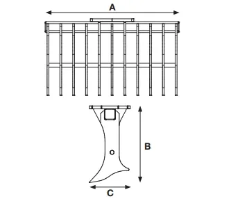 China Factory High-Quality Excavator Attachments: Focus on Rake Excavator Rod Rakes