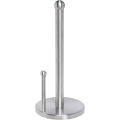 Stainless steel vertical towel holder with non-slip pad