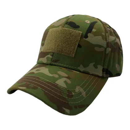 Wholesale Camo Tactical Baseball Hat Cotton Blank AMC Hat with Hook