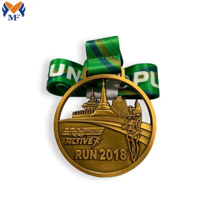 Custom best sport race running medals