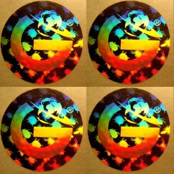 Dot Matrix Security Hologram labels,2D/3D Hologram stickers