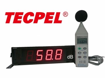 DSL-330 Digital Sound Level Meter calibrator LED monitor