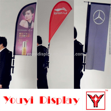 outdoor feather flexible custom flag pole