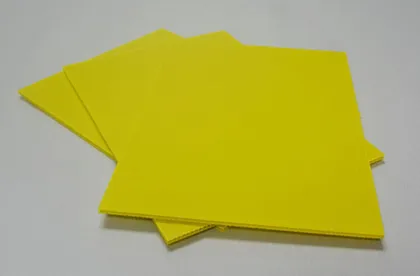 Yellow hollow board