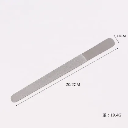 Stainless Steel Silver Shaper Tools Metal Nail File