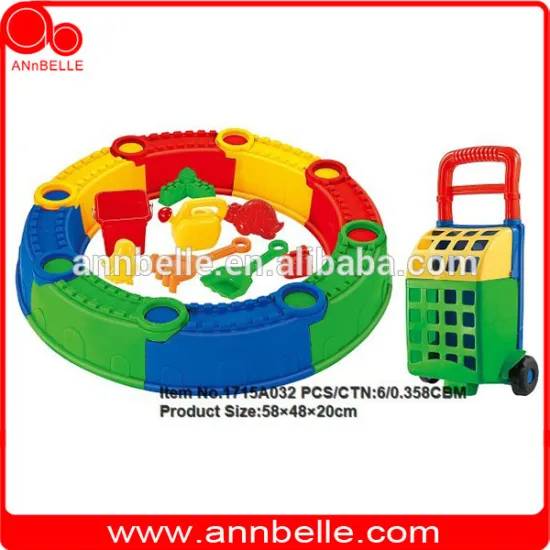 trailer beach toy the great wall sand mould castle beach toy