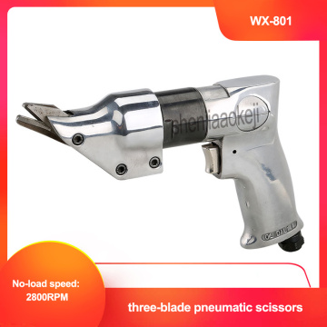 Three-blade pneumatic scissors cutter nipper Metal Iron mesh max. 1.2mm pneumatic Cutting Shearing Tools, air shears