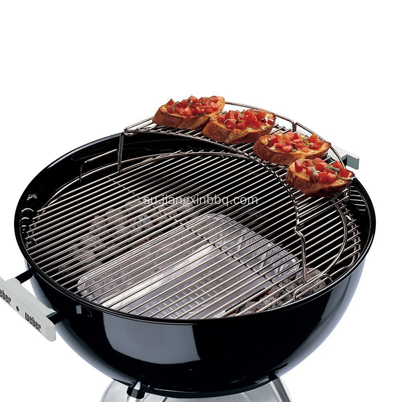 Stainless Steel pemanasan Grilling roko ékspansi rak