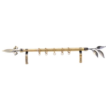 China Manufacturer's Hot Sale Modern Iron Curtain Rod (6019-16H8L3) for Home Decor