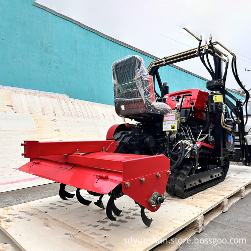 Yueshan Tractor Agriculture: A Range of High-Performance Diesel Engine Crawler Tractors with Attachments for Various Agricultura