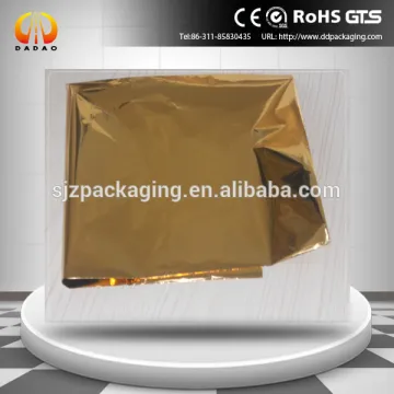 PET Golden Metallized film for decoration