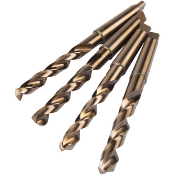 HSS DIN345 Lapisan ground full taper shank twist bor bit