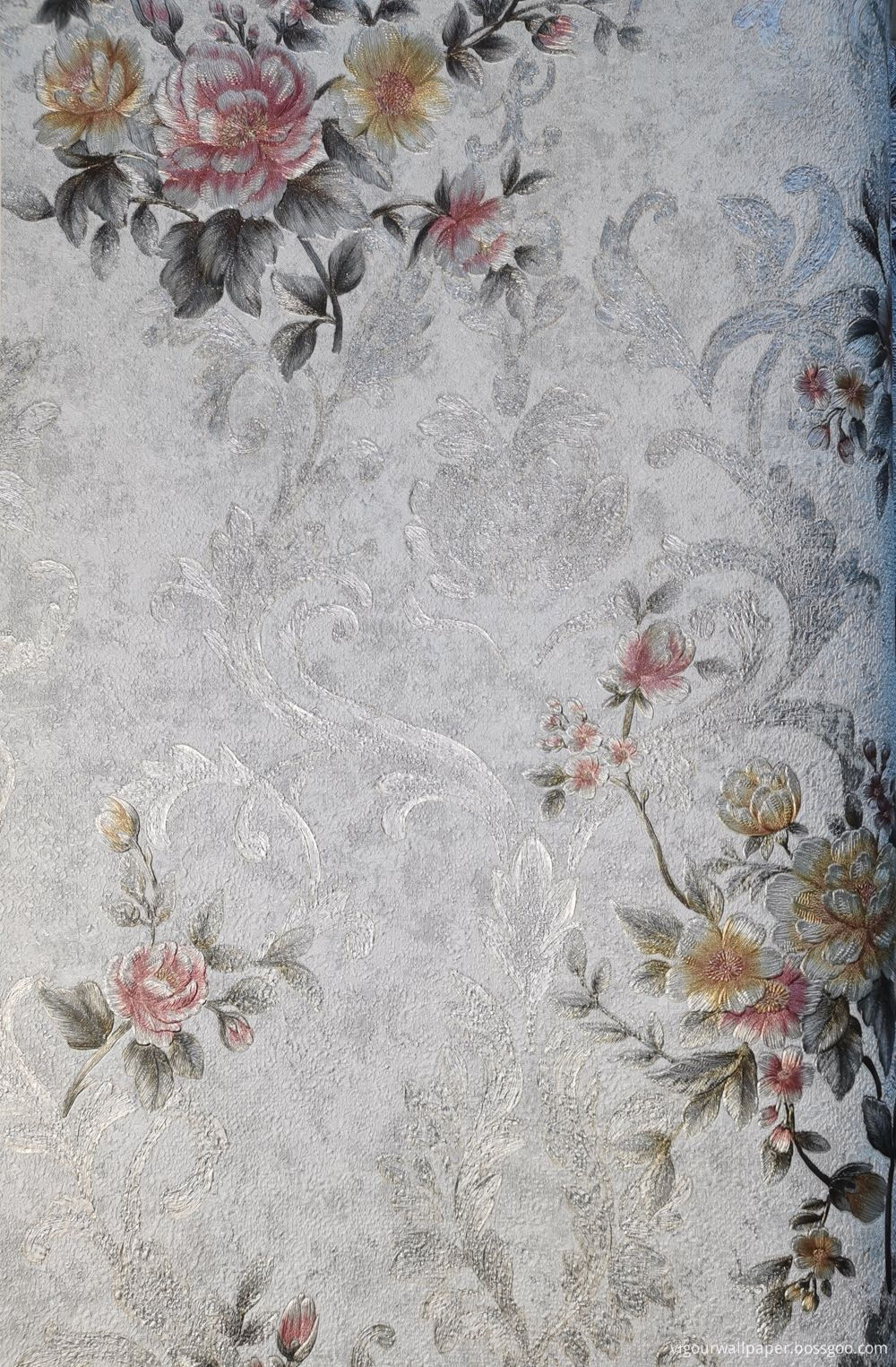 flower pvc wallpaper