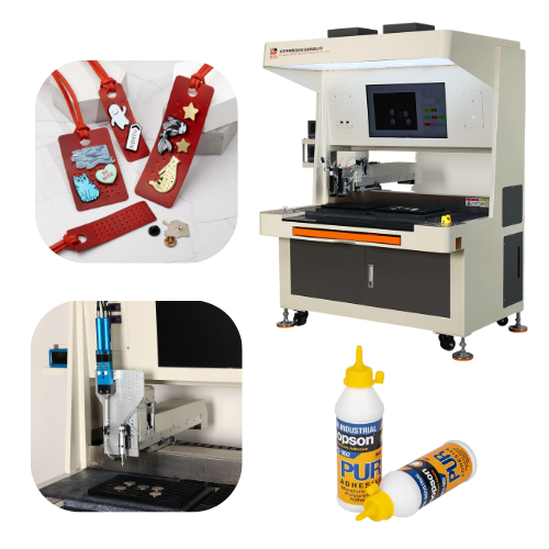 Hệ thống phân phối nhựa PU để sản xuất ghim cài ve áo