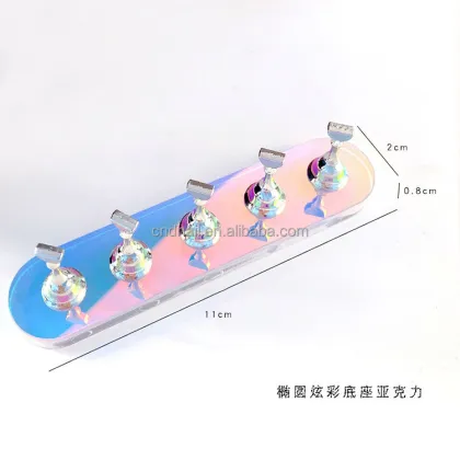 Nail Polish Display: Tool Tips Practice Stand - Magnetic Nail Tip Holder