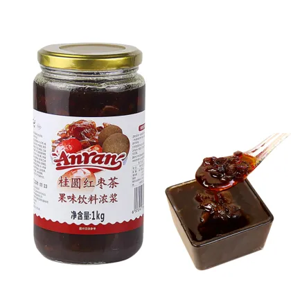 Hot Selling Longan Red Date Tea Jam - 1kg Beverage Factory