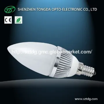 12v 24v led candle bulb E14 /E27 with Samsung(CE&Rohs)