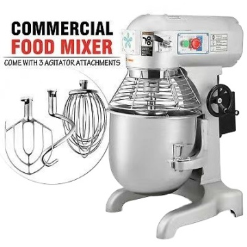 Professional 30L Food Mixer with 3 Speeds: Ideal for Commercial Dough Kneading and Bread Making