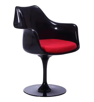 plastic dining tulip armrest chair replica