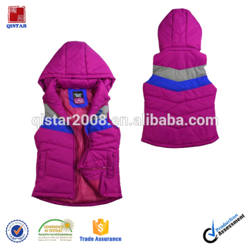 Fashion Women's Winter Warm Vest Coat With Detachable Hood