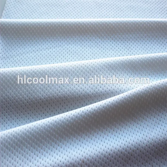 tricot mesh eyelet fabric warp knit fabric for sportwear