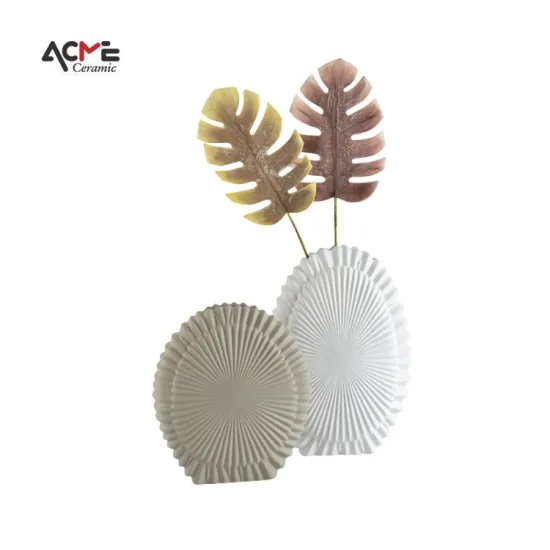 Green Living: Eco-Friendly Nordic and Rustic Decorative Flower Ceramic Vases with Artificial Plants