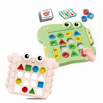 Changxi Montessori Dinosaur GEOMETRIC GEOMETRY PULLS PERCHIO: Miglioramento dello sviluppo del cervello, coordinazione occhio-mano e abilità di riconoscimento del colore