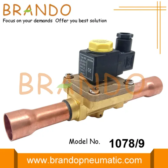 1078/9 Castel Type Refrigeration Solenoid Valve 1 1/8''