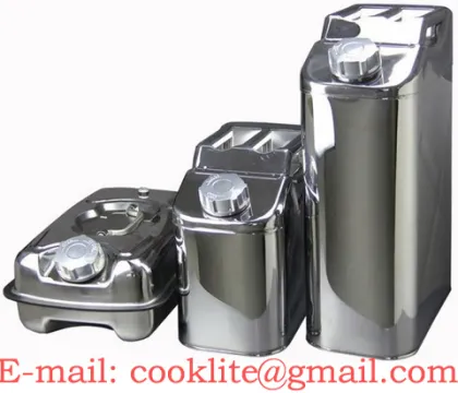 RVS Staal Jerrycan / RVS Brandstof Jerrycan / Roestvrij Staal Jerrycan