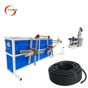 PE PVC Single Wall Corrugated Pipe Extruder Machine Manufacturing