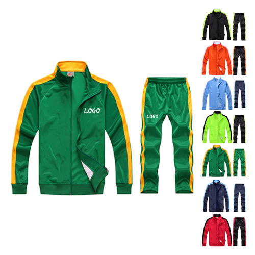 Mens Tracksuit Set Sportswear Sets with Full Zipper