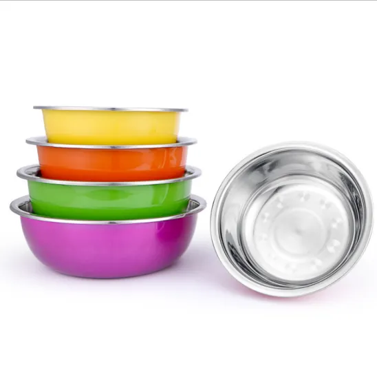 Large Capacity Stainless Steel Soup Basin Five Colours