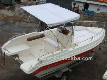 waterwish QD 22 OPEN fiberglass center console fishing boat