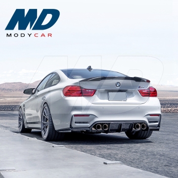 Vorstein Evo Style Carbon Fiber Rear Spoiler Compatible with 2013-2016 BMW 4 Series F82 M4