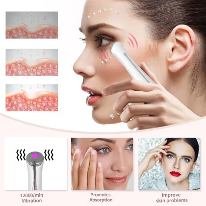 Wrinkle Reduction Massager: Vibration Eye Care Pen for Erasing Fine Lines and Enhancing Eye Beauty