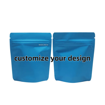 Custom Printed Smell-Proof Ziplock Bags | 3.5g Aluminum Mylar Pouches