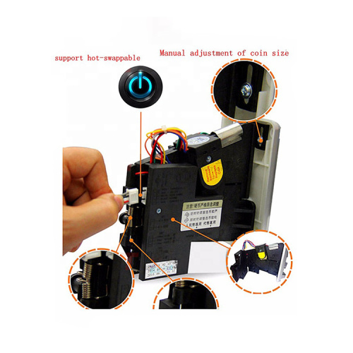 Coin Acceptor For Quick Identification Of Coins