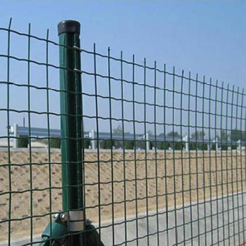 Galvanisierter überzogener Euro PVC-Zaun vom Fabrik-Abfluss